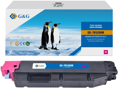 Картридж лазерный G&G GG-TK5280M TK5280M пурпурный (11000стр.) для Kyocera ECOSYS P6235cdn/ M6235cidn/ M6635cidn