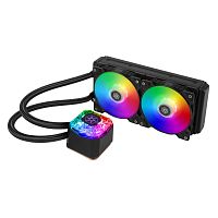 Жидкостная система охлаждения Silverstone SST-IG240P-ARGB 240mm high-performance ARGB AIO liquid cooler with 2x120mm ARGB fan,Compatible with Intel LGA 115X/ 1366/ 1200/ 2011/ 2066 and AMD sTRX4/ TR4/ AM4/ A (G53IG240PARGB20)