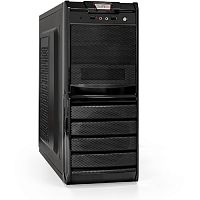Exegate EX278398RUS Корпус Miditower Exegate XP-329S Black, ATX, , 2*USB, Audio