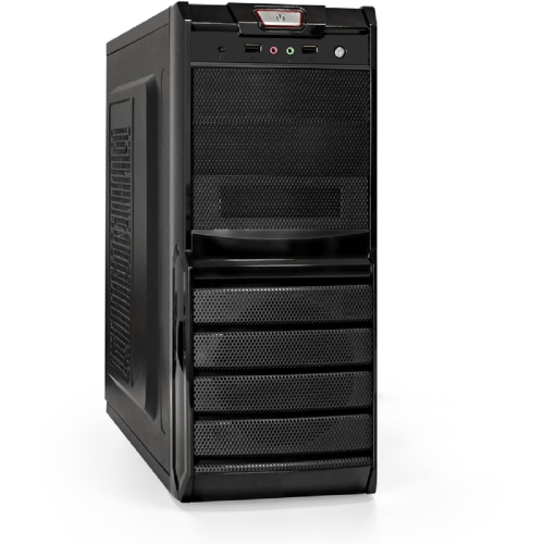 Exegate EX278398RUS Корпус Miditower Exegate XP-329S Black, ATX, , 2*USB, Audio