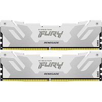 Оперативная память Kingston 32GB 7600MT/ s DDR5 CL38 DIMM (Kit of 2) FURY Renegade White XMP (KF576C38RWK2-32)