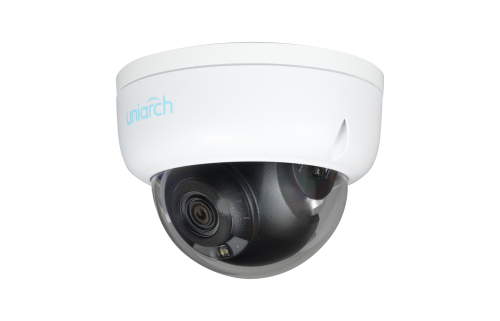 IP-камера Uniarch 4МП уличная купольная антивандальная с фиксированным объективом 2.8 мм, ИК подсветка до 30 м., матрица 1/ 3