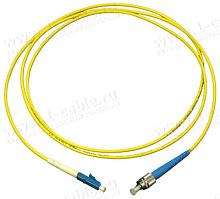 Патч-корд оптический , PVC, симплексный, LC/ UPC-FC/ UPC, SM OS2, 0.5 м -LC-FC/ SU-0.5 (TWT-LC-FC/SU-0.5)
