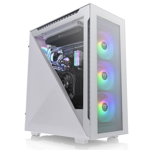 Корпус Thermaltake Divider 500 TG Snow ARGB CA-1T4-00M6WN-01 White/ Win/ SPCC/ Tempered Glass*4/ 120mm ARGB Fan*3/ 120mm CA-1T4-00M6WN-01 Standard Fan*1 (527897) фото 2