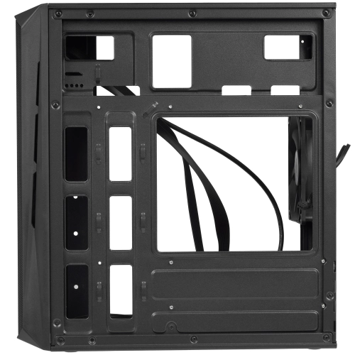 Formula CS-107 Black (mATX, без БП, Window, USB3.0 x1, USB2.0 x1, 12cm black fan x 1) (4711401660552) фото 2