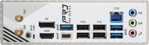 Материнская плата ASROCK A620AM Pro RS WiFi, AM5, A620, 4*DDR5, 4*SATA, 3*M.2, 4*USB 2.0, 4*USB 3.2, Type-C, 2*PCIx16, 1*M.2 (Key E), HDMI+DP, mATX фото 6