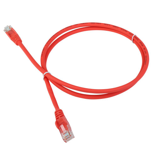 Патч-корд RJ45 - RJ45, 4 пары, UTP, категория 5е, 0.3 м, оранжевый, LSZH, LANMASTER LAN-PC45/U5E-0.3-OR