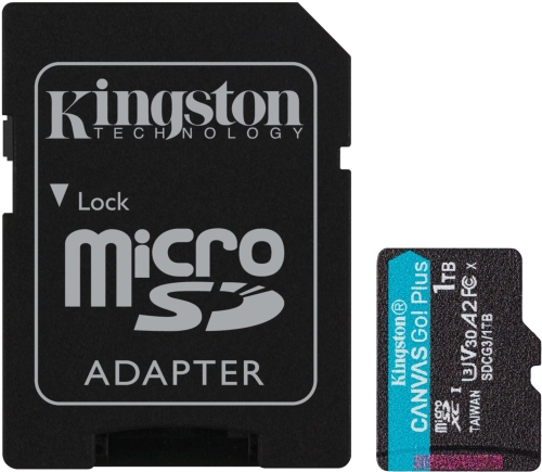 Флеш карта microSDXC 1TB Kingston SDCG3/ 1TB Canvas Go! Plus + adapter (SDCG3/1TB)