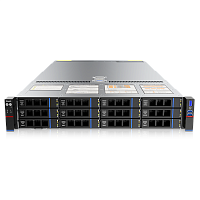 Серверная платформа/ Gooxi SL201-D12R-NV-G4 2u 12bay server with NVME bp,based on rapid sapphire 2xPCIe 5.0x16; 4xPCIe 5.0x8 2x 2.5" rear SAS/SATA 2x 2.5" rear NVMe 1300W 1+1 EU power cables (0.95.002.0105)