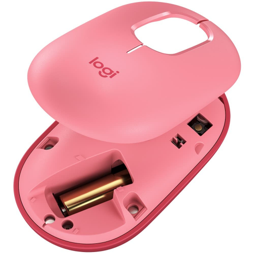Мышь беспроводная Logitech POP Mouse розовая (910-006548) фото 4