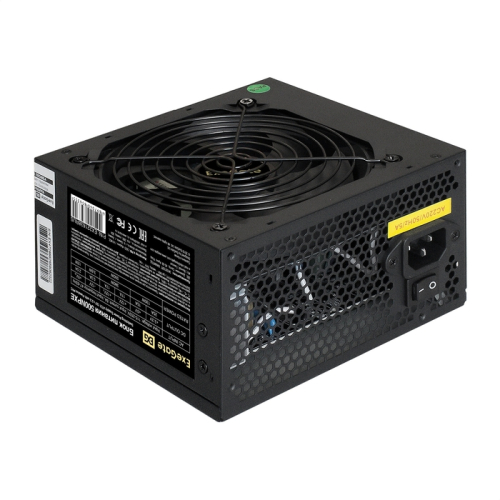 Exegate EX221638RUS Блок питания 500W ATX-500NPXE(+PFC), black, 12cm fan, 24+4pin, 6pin PCI-E, 3*SATA фото 2