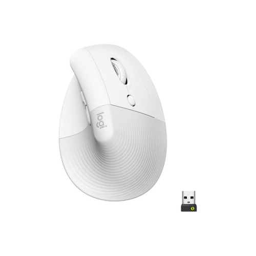 Мышь/ LOGITECH Lift Bluetooth Vertical Ergonomic Mouse - OFF-WHITE/PALE GREY (910-006475)
