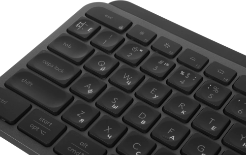 Клавиатура + мышь Logitech MX Keys S Combo клав:графитовый/черный мышь:графитовый USB беспроводная Bluetooth/Радио LED (920-011619) фото 3