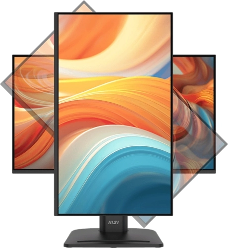Монитор MSI PRO MP245PHG E14 23.8 16:9 FHD(1920x1080) IPS Flat,1ms(MPRT),1500:1,100M:1,300nits,HDMI 2.0,DP 1.2,USB-C,USB-Ax2,USB-B,Speaker,Tilt,Swivel,Height,Pivot,VESA,144Hz,Black,1y w-ty (9S6-3PE69M-014) фото 2