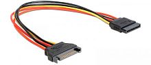 Cablexpert Удлинитель кабеля питания SATA 15pin(M)/ 15pin(F), 30см (CC-SATAMF-01)