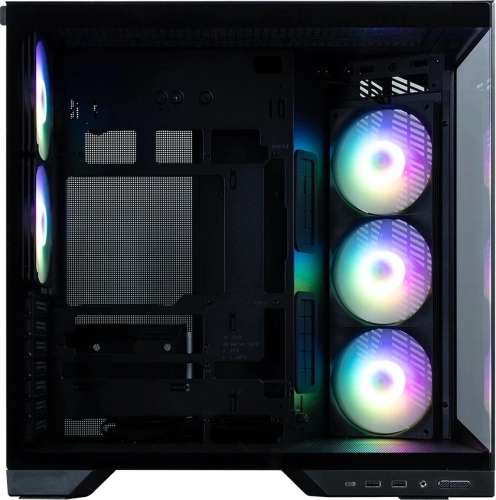 корпус ZALMAN D50, ATX, BLACK, WINDOW, 2x3.5, 3x2.5, 1xUSB TYPE-C, 2xUSB3.0, FRONT 1xXF360, REAR 1xXF120 (D50 BLACK) фото 3