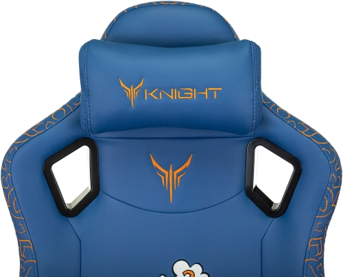 Кресло игровое Knight Craft Dragon синий экокожа крестов. металл (KNIGHT CRFT DRAGON B) фото 10