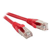 Кабельная сборка Hyperline PC-LPM-STP-RJ45-RJ45-C5e-3M-LSZH-RD Патч-корд F/UTP, экранированный, Cat.5е (100% Fluke Component Tested), LSZH, 3м, красный
