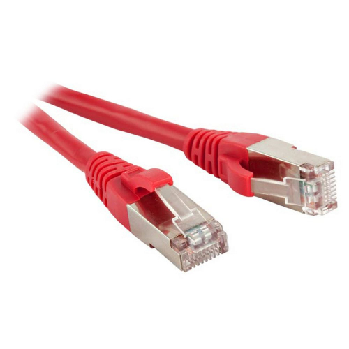 Кабельная сборка Hyperline PC-LPM-STP-RJ45-RJ45-C5e-3M-LSZH-RD Патч-корд F/UTP, экранированный, Cat.5е (100% Fluke Component Tested), LSZH, 3м, красный