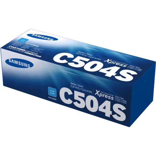 Картридж Samsung CLT-C504S голубой (SU027A)