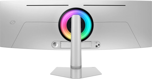 Монитор Samsung 49 Odyssey OLED G9 S49DG932SIXCI серебристый OLED LED 32:9 HDMI матовая HAS 250cd 178гр/ 178гр 5120x1440 240Hz FreeSync Premium Pro DP USB 12.9кг (LS49DG932SIXCI) фото 2