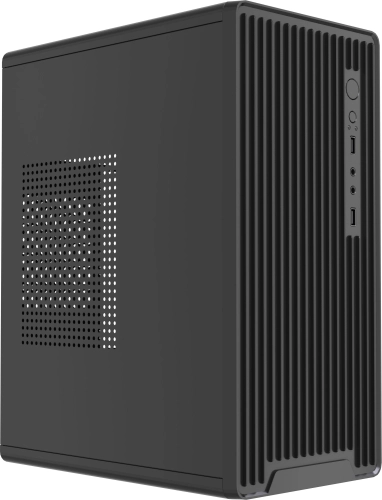 Корпус Accord ACC-M258-02B черный без БП mATX 1x80mm 2xUSB2.0 audio