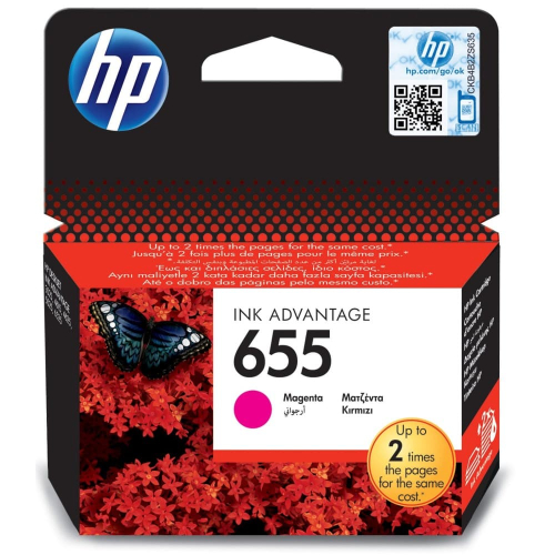 Картридж HP Ink Advantage 655 пурпурный (CZ111AE)