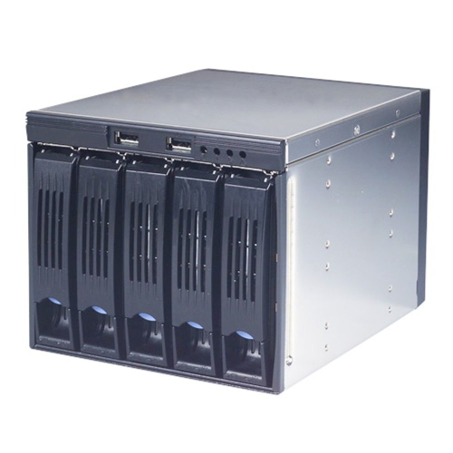 Корпус для HDD/ SSD Chenbro «SK33502T3 SK33502H08*13709 STORGE KIT,5-IN-3,USB3.0,12GSAS,BK,W/ FAN+CABLE,BULK,12BOX/ CTN,REV.»A00» {12}