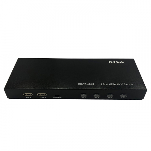 Переключатель KVM D-Link DKVM-410H, 4-port KVM Switch with HDMI, USB