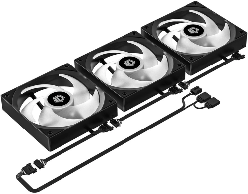 Система водяного охлаждения ID-Cooling FX360 LCD ARGB Soc-AM5/AM4/1200/1700/1851 черный 4-pin 27.2dB Al LCD 350W Ret фото 11