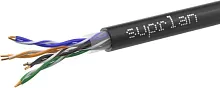 Кабель информационный Suprlan Median 01-0335-1 кат.5E U/ UTP 4X2X0.46AWG PE внешний 305м черный