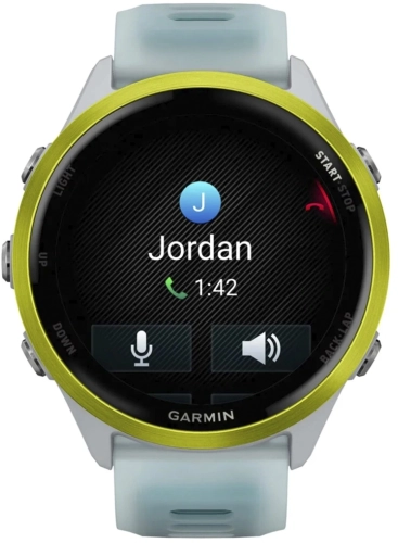 Смарт-часы Garmin Forerunner 570 47мм 1.4 AMOLED корп.золото белое рем.бирюзовый разм.брасл.:135-205мм (010-02971-01) фото 2