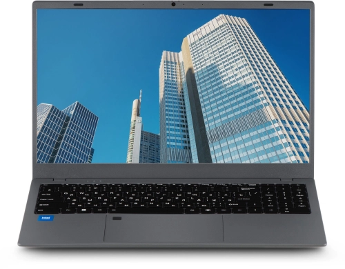 Ноутбук Azerty Novel AZ-1514 Celeron N5095 16Gb SSD128Gb Intel UHD Graphics 15.6 IPS FHD (1920x1080) Windows 11 Pro dk.grey WiFi BT Cam 5100mAh (120-0710)