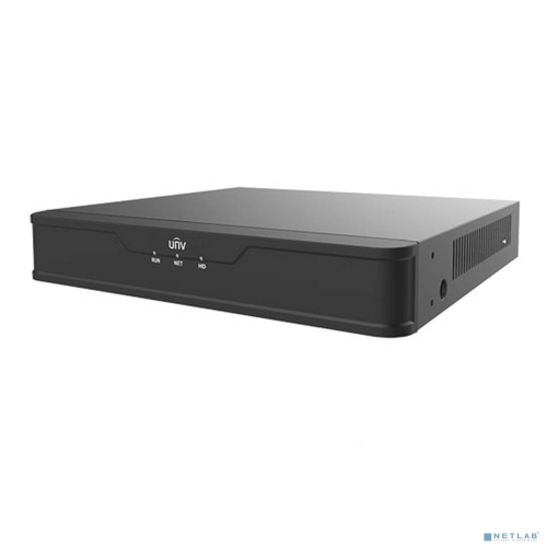 Uniview NVR301-08X-RU Видеорегистратор IP 8-ми канальный 4K; Входящий поток на запись до 64Мбит/с; Поддерживаемые форматы сжатия: Ultra 265/H.265/H.264; Запись: разрешение до 4K; HDD: 1 SATA3 до 6Тб