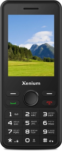Мобильный телефон Xenium X280 черный моноблок 2Sim 2.8 240x320 Nucleus 0.3Mpix GSM900/ 1800 MP3 FM microSD max32Gb (CTX280BK/00)