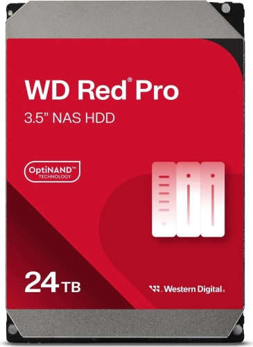 Жесткий диск WD SATA-III 24TB WD241KFGX NAS Red Pro (7200rpm) 512Mb 3.5