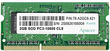 Apacer DDR3 4GB 1600MHz SO-DIMM (PC3-12800) CL11 1.35V (Retail) 512*8 3 years (AS04GFA60CATBGJ/DV.04G2K.KAM)