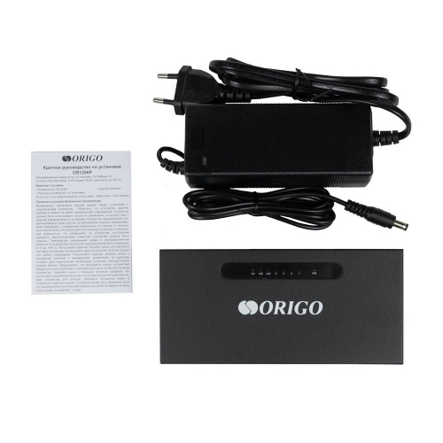 Коммутатор/ Unmanaged Switch 6x100Base-TX (4x100Base-TX PoE), PoE Budget 60W, Long-range PoE up to 250m, metal case (OS1206P/60W/A1A) фото 2