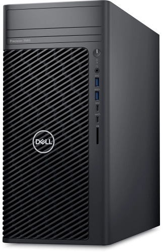 Компьютер Dell Precision 3680 MT Core i9 14900K (3.2) 64Gb SSD2Tb RTX4500 24Gb Windows 11 Pro GbitEth 1000W мышь клавиатура черный (3680-96241) фото 2