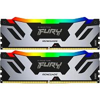 Модуль памяти Kingston 48GB DDR5 8800 FURY Renegade Silver RGB On-Die ECC CUDIMM CL42 kit 2*24gb (KF588CU42RSAK2-48)