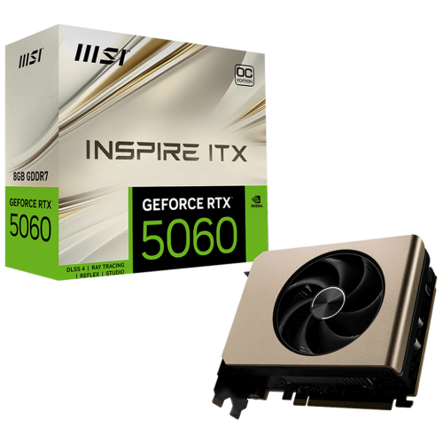 Видеокарта PCIE16 RTX5060 8GB RTX 5060 8G INSPIRE ITX OC MSI