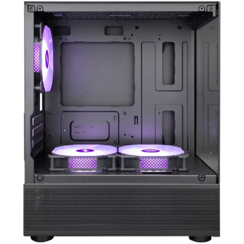 1STPLAYER MIKU Mi2-A ARGB Black / mATX / 3x120mm ARGB fans / Mi2-A-BK-2FC7R-1FC7 фото 3