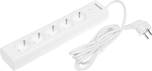 Сетевой фильтр Philips CHP2155WB/ 51 3м (5 розеток) белый (коробка) (CHP2155WB/51)