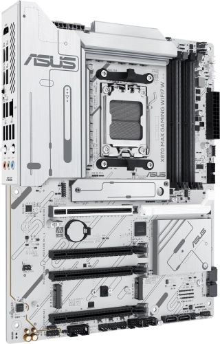 Материнская плата ASUS X870 MAX GAMING WIFI7 W, AM5, X870, 4*DDR5, 4*SATA, 3*M.2, 4*USB 3.2, 4*USB 2.0, 2*Type-C, 5*PCIx16, HDMI, ATX (90MB1LZ0-M0EAY0) фото 3