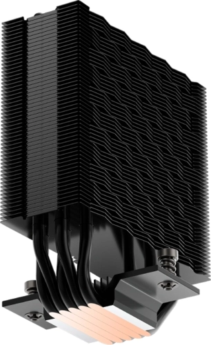 Устройство охлаждения(кулер) PcCooler RT500 Digital Soc-AM5/AM4/1200/1700/1851 черный 4-pin 34.9dB Al+Cu LCD 240W Ret (RT500-BKNWYL-GL) фото 7