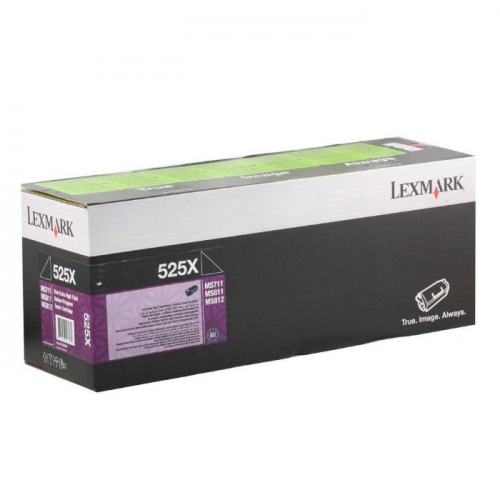 Картридж Lexmark, черный, повышенной емкости, 45000 страниц, для MS811, MS812, MX711, MX810, MX811, MX812 (52D5X0E)