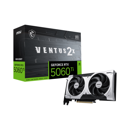 MSI RTX 5060 Ti 8G VENTUS 2X OC PLUS NV RTX 5060TI 8Gb 128bit GDDR7 2617/28000/