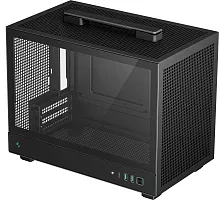 Корпус Deepcool CH160 черный без БП miniITX 7x120mm 2x140mm 1xUSB3.0 audio bott PSU (R-CH160-BKNGI0-G-1)