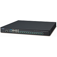 XGS-6350-12X8TR управляемый коммутатор/ Layer 3 12-Port 10G SFP+ + 8-Port 10/100/1000T Stackable Managed Switch with Dual 100~240V AC Redundant Power