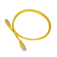 Патч-корд TWT UTP кат.5e, с заливными колпачками, 20.0 м, желтый (TWT-45-45-20-YL)